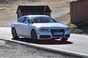 Audi S7 Sportback, cazado en blanco