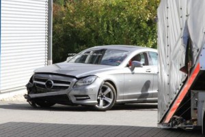Llega el primer Mercedes CLS accidentado