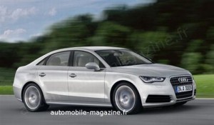 Audi A3 sedán: recreación
