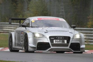 Audi TT RS de competición, ya en la pista