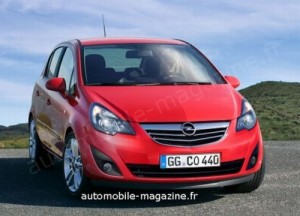 Restyling del Opel Corsa, nueva ilustración