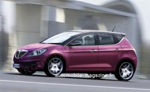 Nuevo Lancia Ypsilon, recreación gráfica