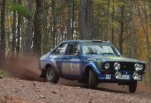 Ken Block derrapando una leyenda de los rally: Ford Escort Mk2