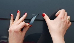 Toyota stickerfix: para reparar arañazos
