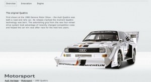 Audi lanza una enciclopedia de sus modelos online