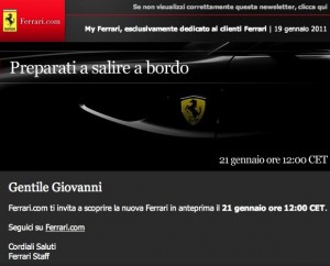 Presentación del sucesor del Ferrari 612 Scaglietti