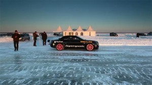 Vídeo del récord de velocidad sobre hielo