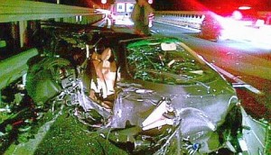 Un conductor alemán destroza su Pagani Zonda a 320 km/h
