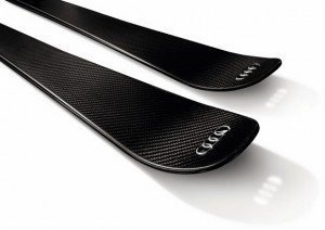 Esquíes de fibra de carbono de Audi