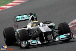 Nico Rosberg se lleva el mejor tiempo