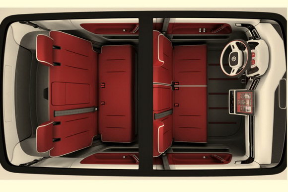 El Volkswagen Bulli lleva un iPad en el salpicadero y… nada más