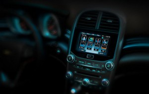 La primera imágen del interior del Chevrolet Malibu