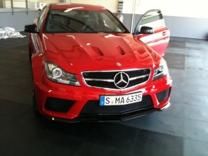 Mercedes C63 AMG Black Series Coupé aparece totalmente al descubierto