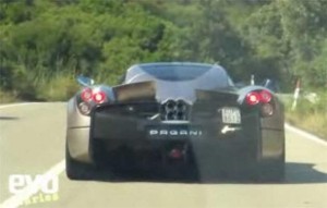 EVO prueba el Pagani Huayra