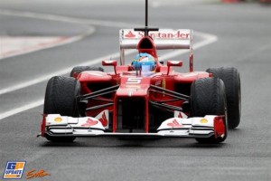 Fernando Alonso, en lo más alto de Mugello el primer día