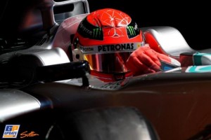 Michael Schumacher sabe que la cosa está complicada