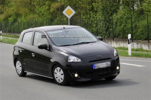 Próximo Mitsubishi Colt, fotos espía