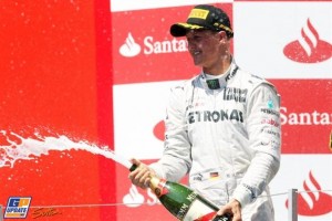 Michael Schumacher no quiere predicciones para Silverstone
