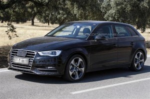 2013 Audi A3 Sportback, cazado sin apenas camuflaje