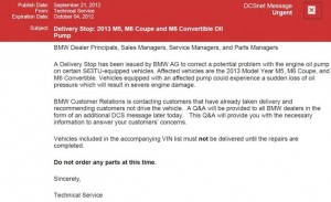 BMW llama a revisión a los M5 y M6 y detiene la venta de los mismos