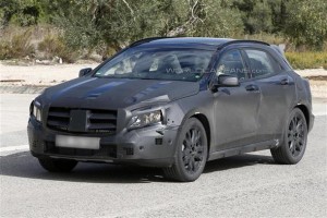 Mercedes GLA, nuevas fotos espía