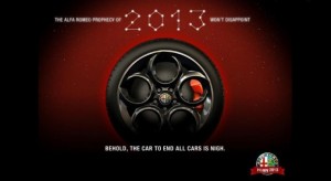 Primer anticipo oficial del Alfa Romeo 4C