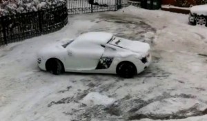 Intentos de drift en un Audi R8