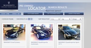 Maserati lanza una nueva web para venta de vehículos usados