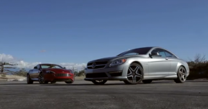 Aston Martin DB9 vs Mercedes CL65 AMG