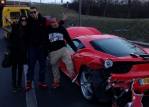 DJ Afrojack destroza su Ferrari 458 Italia horas después de recogerlo