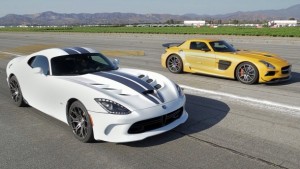 SRT Viper vs Mercedes SLS AMG Black Series