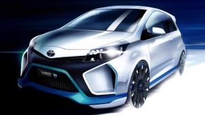 Toyota Yaris Hybrid-R Concept, primer boceto oficial