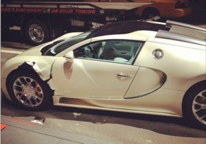 Destrozan un Bugatti Veyron en Nueva York