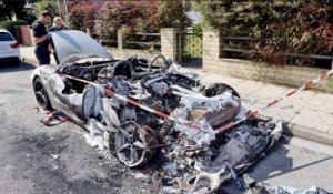 Arde un Ferrari 360 Spider en Hamburgo