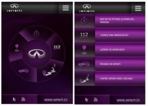 Infiniti lanza su aplicación para smartphones