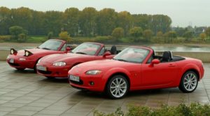 El nuevo Mazda MX-5 podría pesar en torno a los 1.000 kg