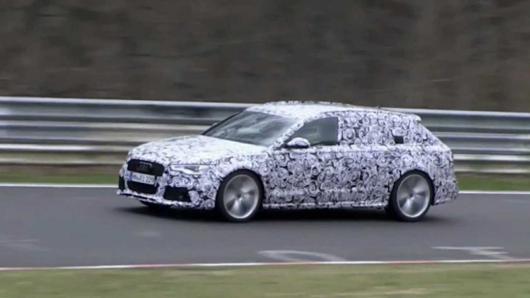 2012 Audi RS6, cazado en vídeo