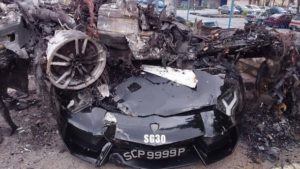 Destrozan dos Lamborghini Gallardo y un Aventador en Malasia
