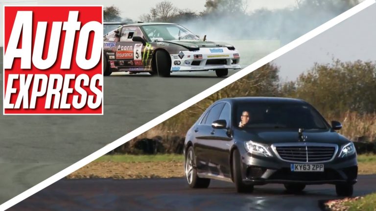 Vídeo: Desafío drift – Mercedes S63 AMG vs Nissan 200 SX