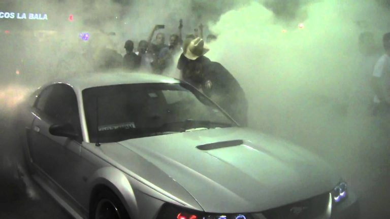 Arrestado en pleno burnout