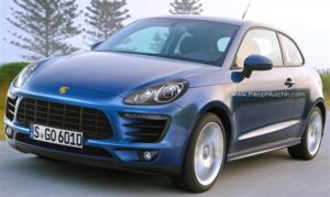 Una idea del hipotético utilitario de Porsche