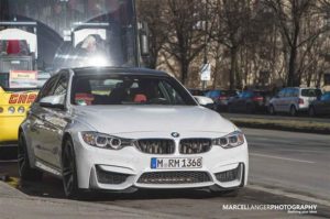 Nuevo BMW M3 sedán, en plena calle