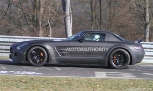 Mercedes SLS AMG Black Series, cazado también en vídeo