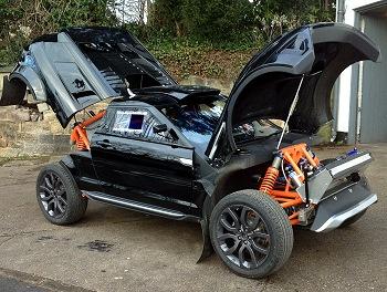 Milner LRM-1, aires de vehículo rally para el Range Rover Evoque 2