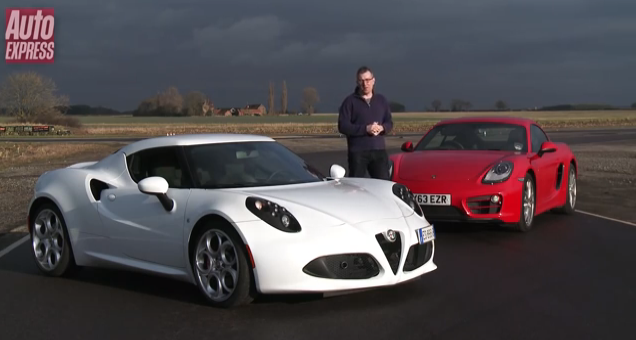 Porsche Cayman vs Alfa Romeo 4C 1
