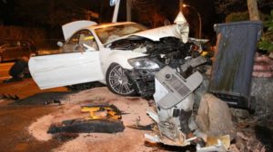 Destrozan un espectacular Mercedes CL65 AMG en Alemania