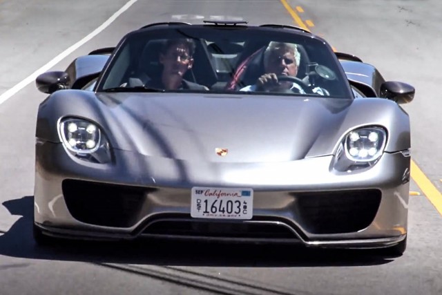 Jay Leno se enamora del Porsche 918 Spyder 1