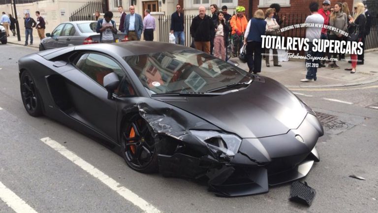 Este vídeo de un accidente de Lamborghini Aventador te dejará sin aliento
