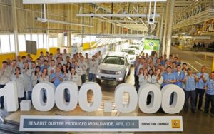 Dacia anuncia 1.000.000 de unidades del Duster fabricadas