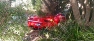 Destrozan un Ferrari 458 Spider en Australia
